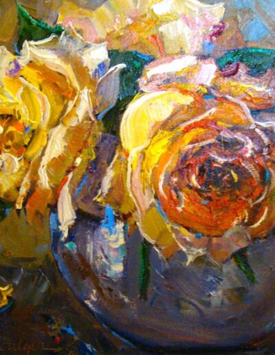 Yellow Roses Still Life